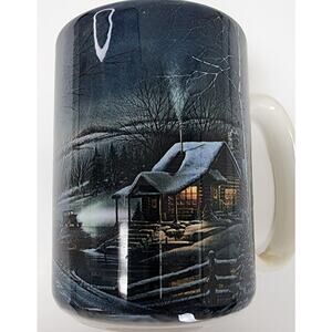 VTG Terry Redlin 1995 "Evening With Friends" Wildlife Art Coffee Mug Collectible